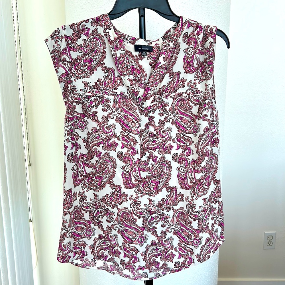 Multi-Pink Medium blouse by The Limited